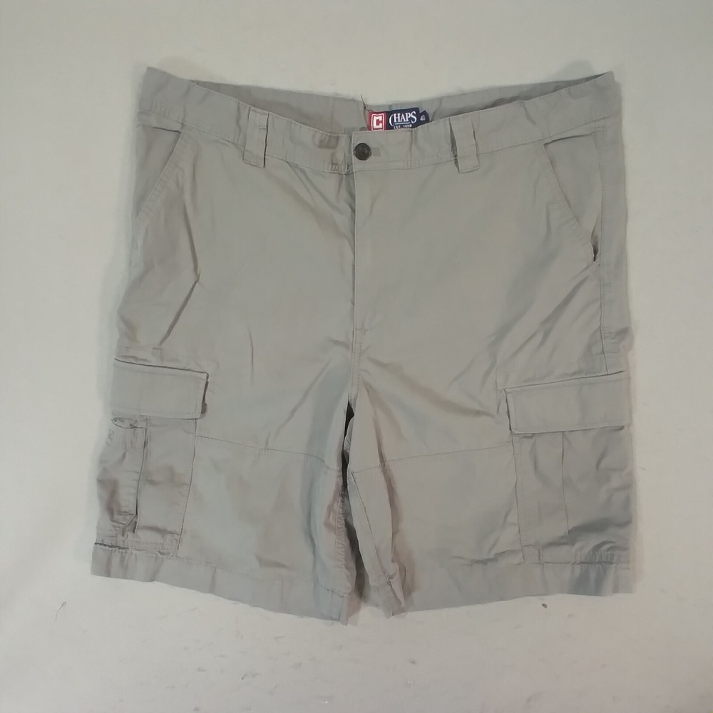 Chaps Ralph Lauren cargo shorts men's 38 x 11 gray cotton outdoor urban preepy - Picture 12 of 12